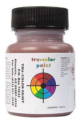 Tru-Color Paint 865 All Scale Flat Brushable Color Acrylic Paint 1oz 29.6ml -- Native American Flesh