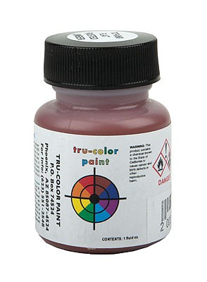 Tru-Color Paint 868 All Scale Flat Brushable Color Acrylic Paints - 1oz  29.6mL -- Rusted Umber