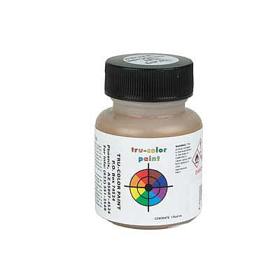 Tru-Color Paint 879 All Scale Flat Brushable Color Acrylic Paints - 1oz  29.6mL -- Yellow Ochre Leather