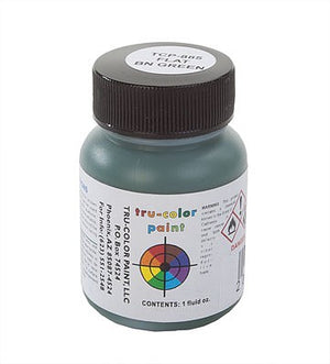 Tru-Color Paint 885 All Scale Flat Brushable Color Acrylic Paints - 1oz  29.6ml -- Burlington Northern Green