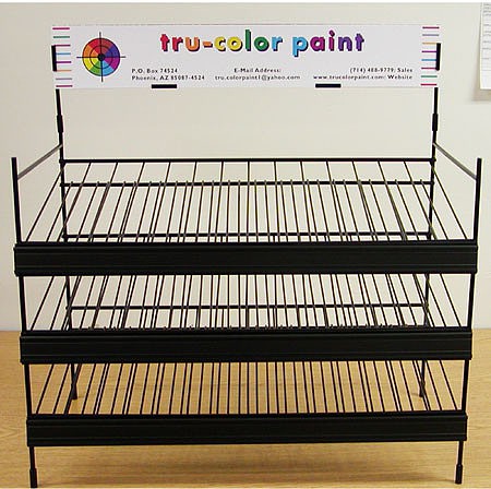 Tru-Color Paint 950 All Scale Paint Rack Only - 3-Tier - Stackable -- Each Tier Holds up to 14 Bottles of 1oz  29.6mL or 2oz  59.1mL Volume