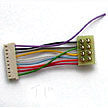 Train Control Systems 1037 All Scale DCC Decoder Harness -- E6 Harness for T Series Decoder in PROTO EMD E6, 8-Pin NMRA Plug
