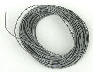 Train Control Systems 1226 All Scale 32 Gauge Wire 20'  6.1m Roll -- Gray