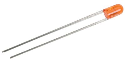 Train Control Systems 1258 All Scale 1/8"  3mm Diameter LED -- Golden White