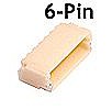 Train Control Systems 1262 All Scale DCC Decoder Socket -- JST 6-Pin (Female), Surface Mount, Matches T4X/T6X Series Decoder & VO 1.5