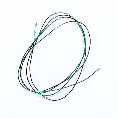 Train Control Systems 1316 All Scale 34 Gauge .006"  .16mm Diameter Magnet Wire 20'  6.1m Roll -- Green