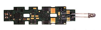 Train Control Systems (TCS) 1333 N Scale K0D8-B 8-Function Drop-In DCC Decoder -- Fits Kato F3A & F7A
