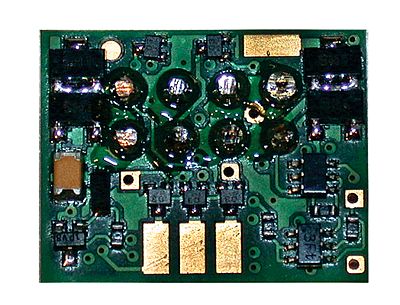 Train Control Systems (TCS) 1335 HO Scale DP5 5-Function DCC Decoder w/Direct 8-Pin NMRA Plug On Board - Control Only -- Direct Board Mounted Plug .511 x .632 x .114" or 12.98 x 16.05 x 2.9mm