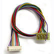 Train Control Systems (TCS) 1363 All Scale DCC Decoder Harness -- T-5" NMRA 8-Pin Plug, 5" 12.7cm Wires T Series Harness