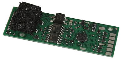 Train Control Systems 1402 HO Scale LL8-LED DCC 6-Function Decoder - Control Only -- Fits PROTO 2000 Locomotives w/LED Headlights .71 x 1.89 x 0.138"