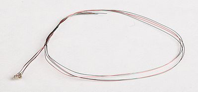 Train Control Systems 1421 All Scale Surface-Mount LED w/Attached Magnet Wire Leads -- Yellow pkg(2)