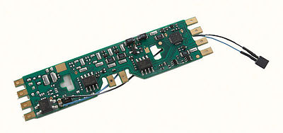 Train Control Systems 1447 HO Scale A4X-KAC 4-Function Drop-In DCC Decoder w/TCS Keep Alive Wires - Control Only -- With 2-Pin Connector for KA Unit Fits Atlas & Others w/Tab-Connections
