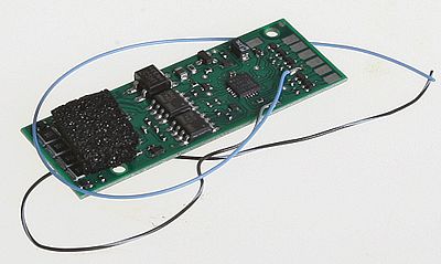 Train Control Systems (TCS) 1450 HO Scale LL8-KA 4-Function Drop-In DCC Decoder w/TCS Keep Alive Wires - Control Only -- With Extra blue, black/white Wires Fits Life-Like PROTO 2000