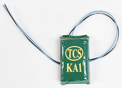 Train Control Systems (TCS) 1454 All Scale KA1 Keep Alive Device -- Hardwire - .467 x 1.052 x .293" 16.43 x 26.72 x 7.44mm