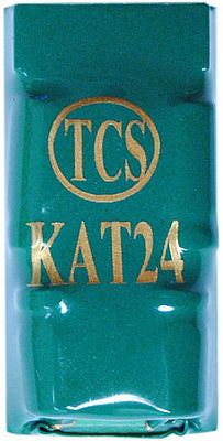 Train Control Systems 1465 All Scale KAT24 T1 4-Function Decoder w/Built-In Keep Alive Device -- 1.315 x 0.65"  33.4 x 16.51mm