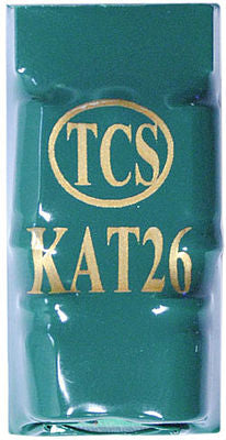 Train Control Systems 1466 All Scale KAT26 T1 6-Function Decoder w/Built-In Keep Alive Device -- 1.315 x 0.65" or 33.4 x 16.51mm