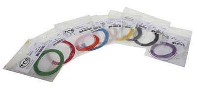 Train Control Systems 1468 All Scale 32 Gauge  Wire 10'  3.05m Roll -- Multi Color Pack 1 Roll Each of 9 Colors
