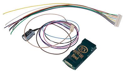Train Control Systems (TCS) 1530 HO Scale WOW101-Diesel-EMD Sound & DCC Decoder - WOWSound(TM) -- EMD Diesel Sounds w/9-Pin JST 1.35 x .66 x .22" or 34.29 x 16.72 x 5.59mm