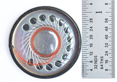 Train Control Systems (TCS) 1555 All Scale WOW Speaker -- Round - 1.1" 2.8cm