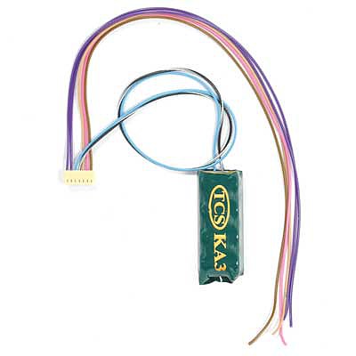 Train Control Systems (TCS) 1594 All Scale WAUX-KA3 WOWSound Decoder Auxiliary Harness -- With Attached KA3 Keep-Alive(TM)