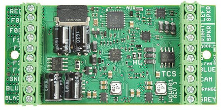 Train Control Systems (TCS) 1600 G Scale WOW501 Steam Sound Dcdr