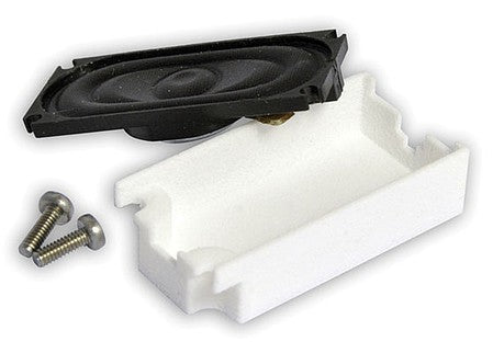 Train Control Systems (TCS) 1701 All Scale IB-SH1 Speaker Housing w/Speaker -- Fits TCS 35 x 16mm WOWSpeaker for Bowser C636