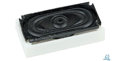 Train Control Systems (TCS) 1704 All Scale UNIV-SH1-C Speaker Housing w/Speaker -- Fits TCS 35 x 16mm WOWSpeaker for Atlas EMD MP15
