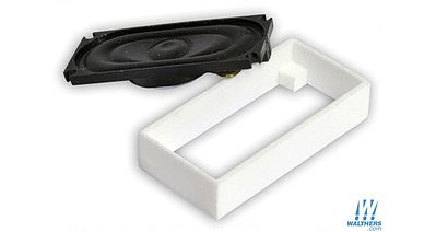 Train Control Systems (TCS) 1705 All Scale UNIV-SH1-O Speaker Housing w/Speaker -- Fits TCS 35 x 16mm WOWSpeaker for Athearn Ready-to-Roll SD40-2