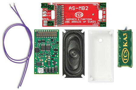 Train Control Systems (TCS) 1742 HO Scale WDK-LIF-2 WOWKit Complete Sound Conversion Kit -- Fits Life-Like EMD F3A