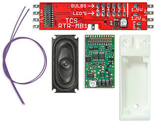 Train Control Systems (TCS) 1754 HO Scale WDK-ATH-8 WOWKit Complete Sound Conversion -- Fits Athearn EMD GP40X