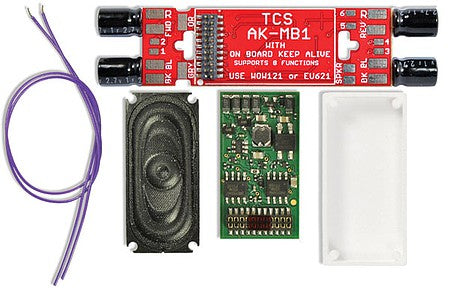 Train Control Systems (TCS) 1759 HO Scale WDK-KAT-1 WOWKit Complete Sound Conversion -- Fits Kato F40PH, SD40-2 Mid, SD40, SD70, SD80, SD90/43, AC4400, C44-9W, Old