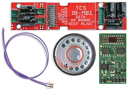 Train Control Systems (TCS) 1764 HO Scale WDK-INT-3 WOWKit Complete Sound Conversion -- Fits Intermountain GE ES44AC