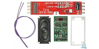 Train Control Systems (TCS) 1767 HO Scale WDK-ATH-6 WOWKit Complete Sound Conversion -- Fits Athearn EMD GP60/GP60M, GP35, SD50, SD60, CF7