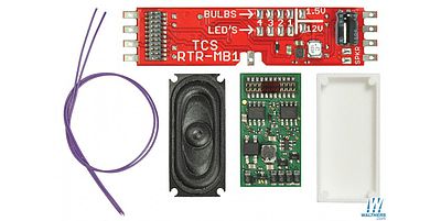 Train Control Systems (TCS) 1768 HO Scale WDK-ATH-5 WOWKit Complete Sound Conversion -- Fits Athearn EMD F59PHI, GE Dash 9-44CW, AC4400CW, P40, P42, AMD103