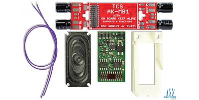 Train Control Systems (TCS) 1775 HO Scale WDK-ATL-1 WOWKit Complete Sound Conversion -- Fits Atlas Alco RS3, RS32/36, C424/425, RS11, RSD4/5