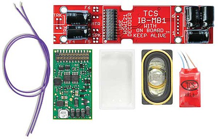 Train Control Systems (TCS) 1778 HO Scale WDK-ATH-11 WOWKit Complete Sound Conversion Kit -- Fits Athearn EMD MP15AC