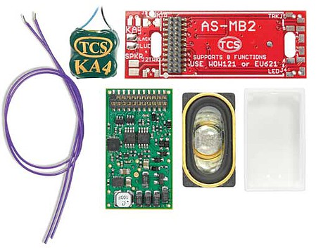 Train Control Systems (TCS) 1780 HO Scale WDK-ATL-7 WOWKit Complete Sound Conversion Kit -- Fits Atlas Alco C420 Phase I