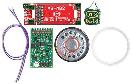 Train Control Systems (TCS) 1781 HO Scale WDK-ATL-8 WOWKit Complete Sound Conversion Kit -- Fits Atlas Dash 8-40B Version 2