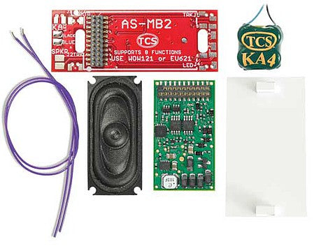 Train Control Systems (TCS) 1782 HO Scale WDK-ATL-8 WOWKit Complete Sound Conversion Kit -- Fits Atlas Trainman NRE Genset II