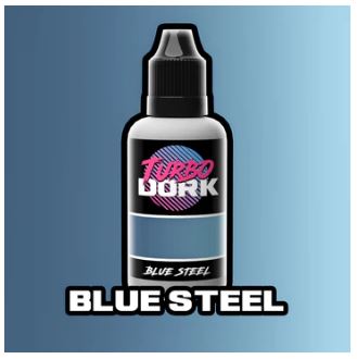 Turbo Dork 4451 Blue Steel Metallic Acrylic Paint 20ml Bottle