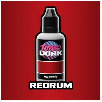 Turbo Dork 4741 Redrum Metallic Acrylic Paint 20ml Bottle