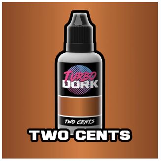 Turbo Dork 5038 Two Cents Metallic Acrylic Paint 20ml Bottle