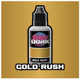 Turbo Dork 5069 Gold Rush Metallic Acrylic Paint 20ml Bottle