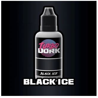 Turbo Dork 5250 Black Ice Metallic Acrylic Paint 20ml Bottle