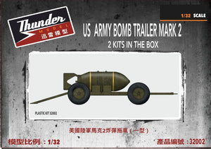 Thunder Model 32002 1/32 US Army Mark 2 Bomb Trailer (2)