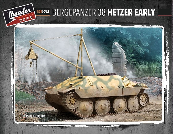Thunder Model 35102 1/35 German Bergepanzer 38 Hetzer Early Recovery Vehicle