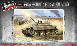 Thunder Model 35105 1/35 German Bergepanzer Hetzer Late Recovery Vehicle w/2cm Flak Gun