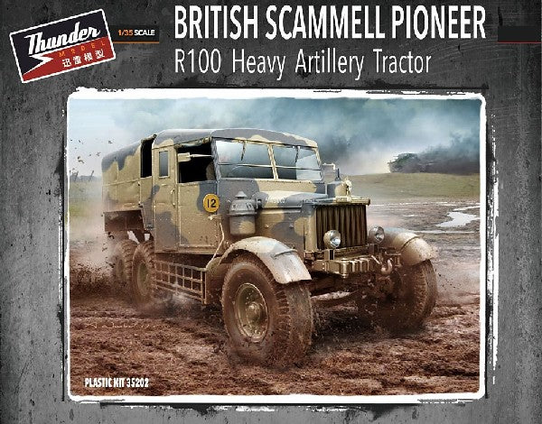 Thunder Model 35202 1/35 British Scammell Pioneer R100 Heavy Artillery Tractor