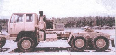 Trident Miniatures 81008 HO Scale Military - Modern US Army - MTV Series Heavy Trucks -- M1088 5-Ton 3-Axle 6x6 Semi-Tractor