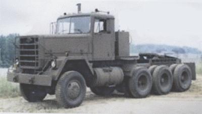 Trident Miniatures 81012 HO Scale Military - Modern US Army - Heavy Trucks -- M920 4-Axle Semi Tractor